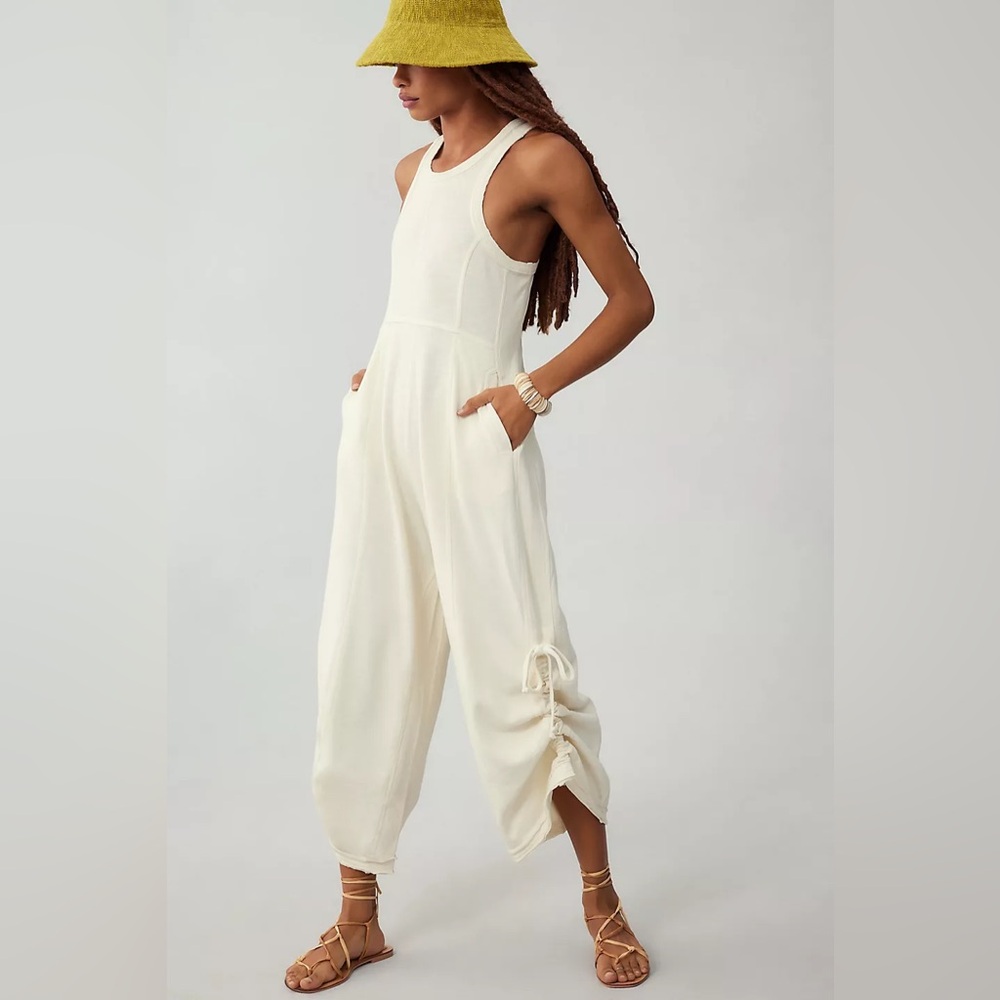 Daily Practice by Anthropologie Horizon Wide-Leg Jumpsuit